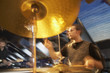 Drummer Performing