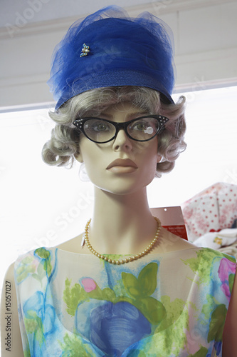 Photo: Mannequin Wearing Vintage Clothing Mannequin Wearing Vintage Clothing