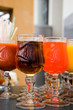 Colourful juices