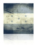 grunge flag of honduras with shadow