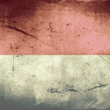 grunge flag of monaco