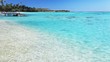 Little jetty and boat on tropical beach with amazing water Little jetty and boat on tropical beach with amazing water