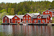 Foto: Bootshäuser in Schweden Bootshäuser in Schweden