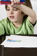 Boy drawing
