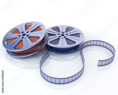 reels of film. Cinema film reels.
