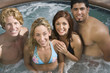 Group Portrait on Hot Tub