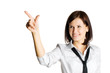 business woman presenting