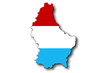 Landkarte Luxemburg