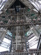 Armature de la Tour Eiffel, vue de l'intérieur