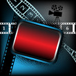 Empty frame for movies