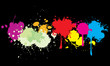 Design Element - Colorful splatters