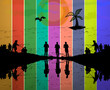 Illustration: seaside seaside
