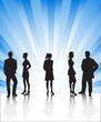 Group of People Silhouette