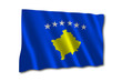 Kosovo Flagge