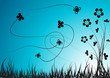 Flower silhouette