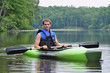 Foto: Man Kayaking on River Man Kayaking on River