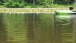 Young Man Turning on Kayak