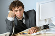 Bored businessman