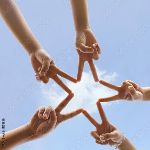 Photo: hand symbol hand symbol