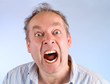 Man Screaming about Something