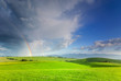 Landscape with rainbow