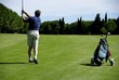 Golfspieler ,Golfplatz Carcassonne/Frankreich