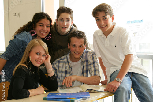 élèves en classe
