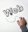 souris connectée usb mot web