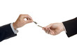 hand-over of keys - Schlüsselübergabe