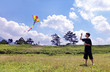 Flying kite
