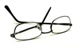 reading glasses on white