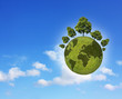 Grüner Planet Erde