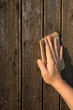 Poncage de bois Poncage de bois