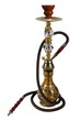 Yellow Hookah on a white background. (isolated),