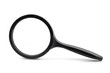 magnifying glass on white background
