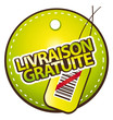 Livraison gratuite glossy label Livraison gratuite glossy label