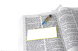 syringe with bibles