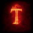 Fire letter T