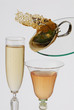 Spumante bianco e rosè con stuzzichino