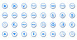 Blue icons