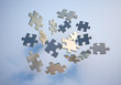 Photo en ligne au meilleur prix Flying puzzle pieces