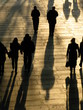 Street in shadows