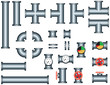 plumbing pipe construction set