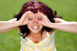 blick durch die brille