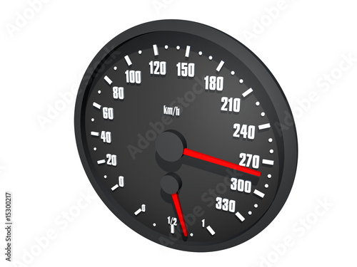 Illustration: Tacho 280 km/h 01 Tacho 280 km/h 01