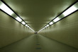 Empty subway below train station