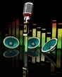 Illustration: microphone microphone