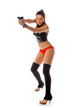Sexy woman with gun Sexy woman with gun