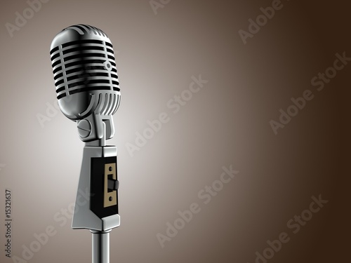 Illustration: microphone microphone