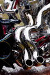 Chrome exhaust pipe